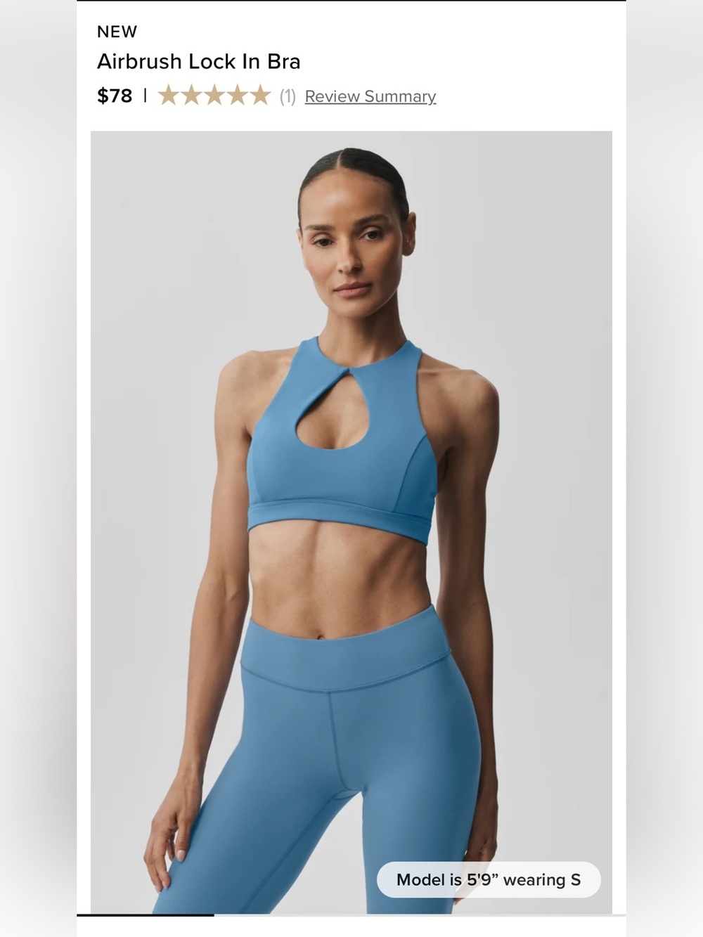 Airbrush Lock In Bra - Blue